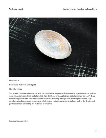 Silversmithing × Jewellery Munich 家具目录 2026 第 22 页
