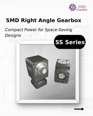 Right Angle Gearbox - SS Series