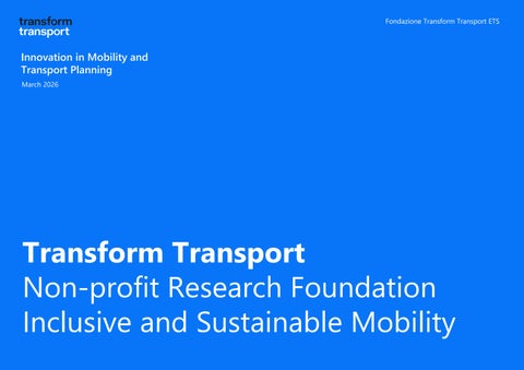Transform Transport Portfolio
