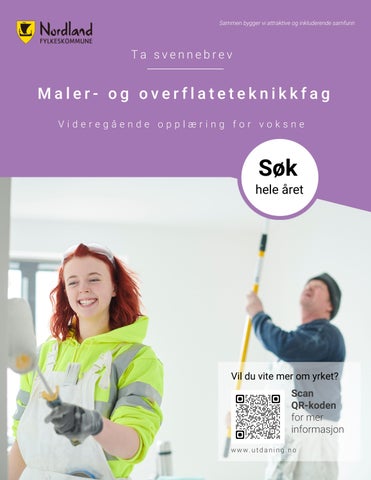 Ta svennebrev i Maler- overflatetenikkfag 