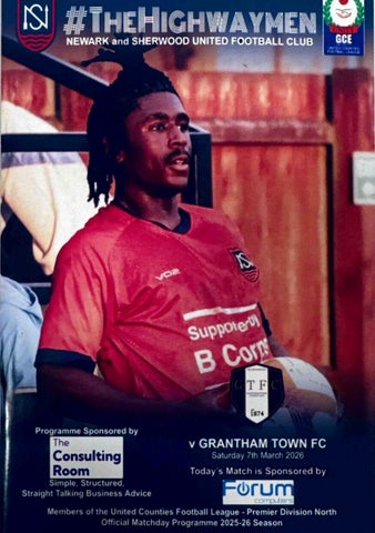 Programme for Grantham Town FC