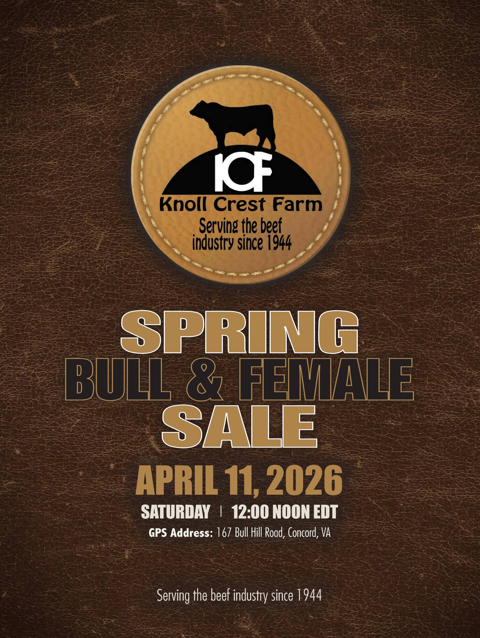 Knoll Spring Knoll Crest Farm | Spring Bull & Female Sale by American Hereford ...