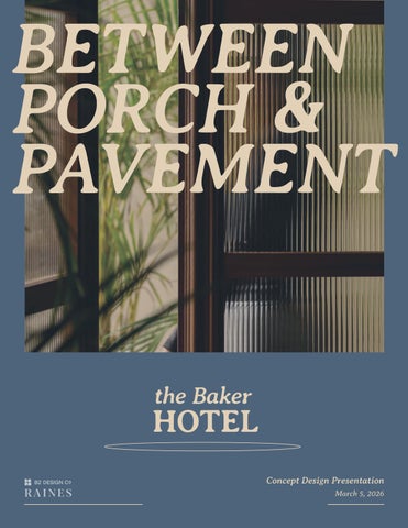 260305 The Baker Hotel Concept Deck
