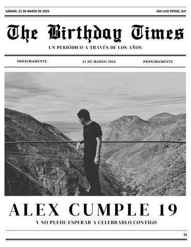 ¡Mi cumpleaños 19!