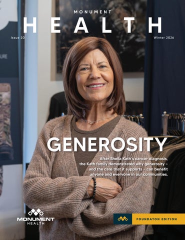 Monument HEALTH Magazine Issue 20, Winter 2026
