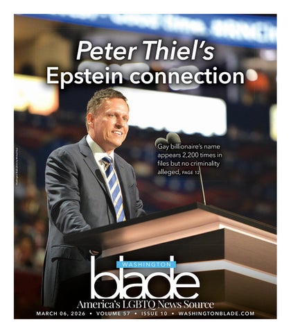 Washington Blade, Volume 57, Issue 10, March 06, 2026