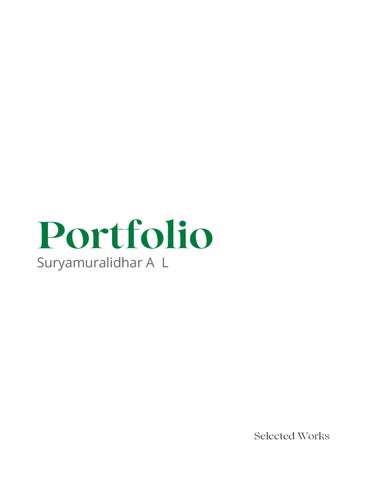 CV Suryamuralidhar  A L