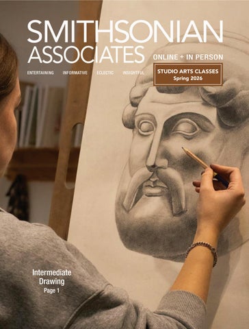 Smithsonian Associates Spring 2026 Studio Arts ePublication