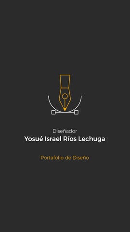 Portafolio de Diseño Yosué Ríos