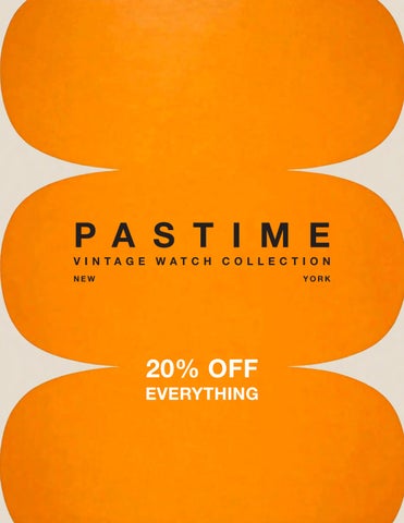 PASTIME / VINTAGE WATCH COLLECTION