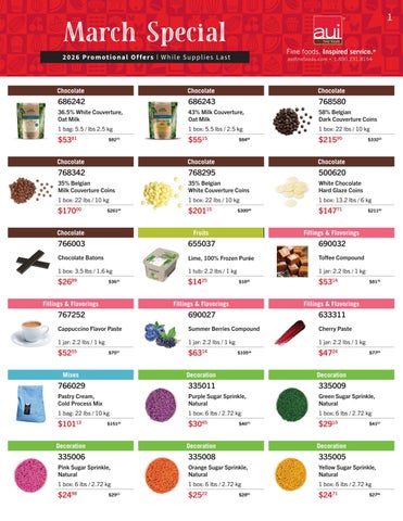 March Promotional Flyer