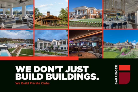 Barringer Construction Private Clubs Experience_2026