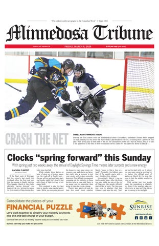 Minnedosa Tribune - March 6, 2026