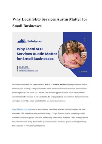 Why Local SEO Services Austin Matter for Small Businesses