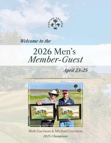 2026 Men's Member-Guest