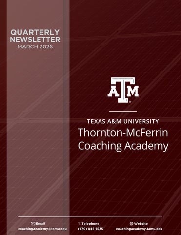 TMCA Newsletter - 2026 March