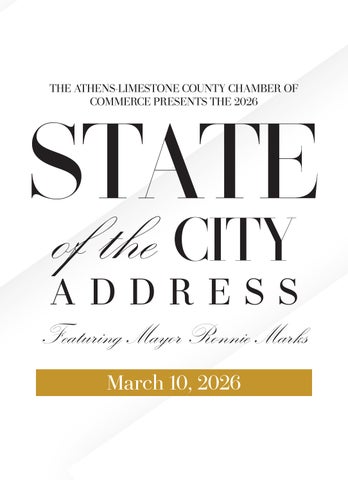 State of the City 2026 Program