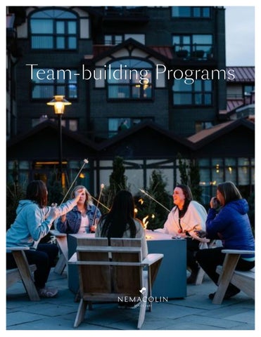 Nemacolin Team Building Programs 2026
