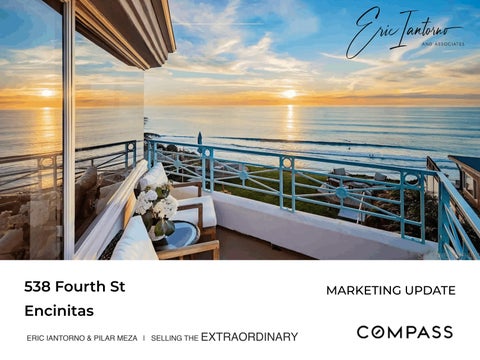 538 FOURTH ST MARKETING UPDATE