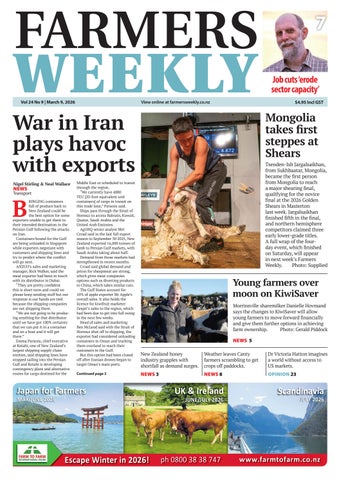 Farmers Weekly NZ March 9 2026