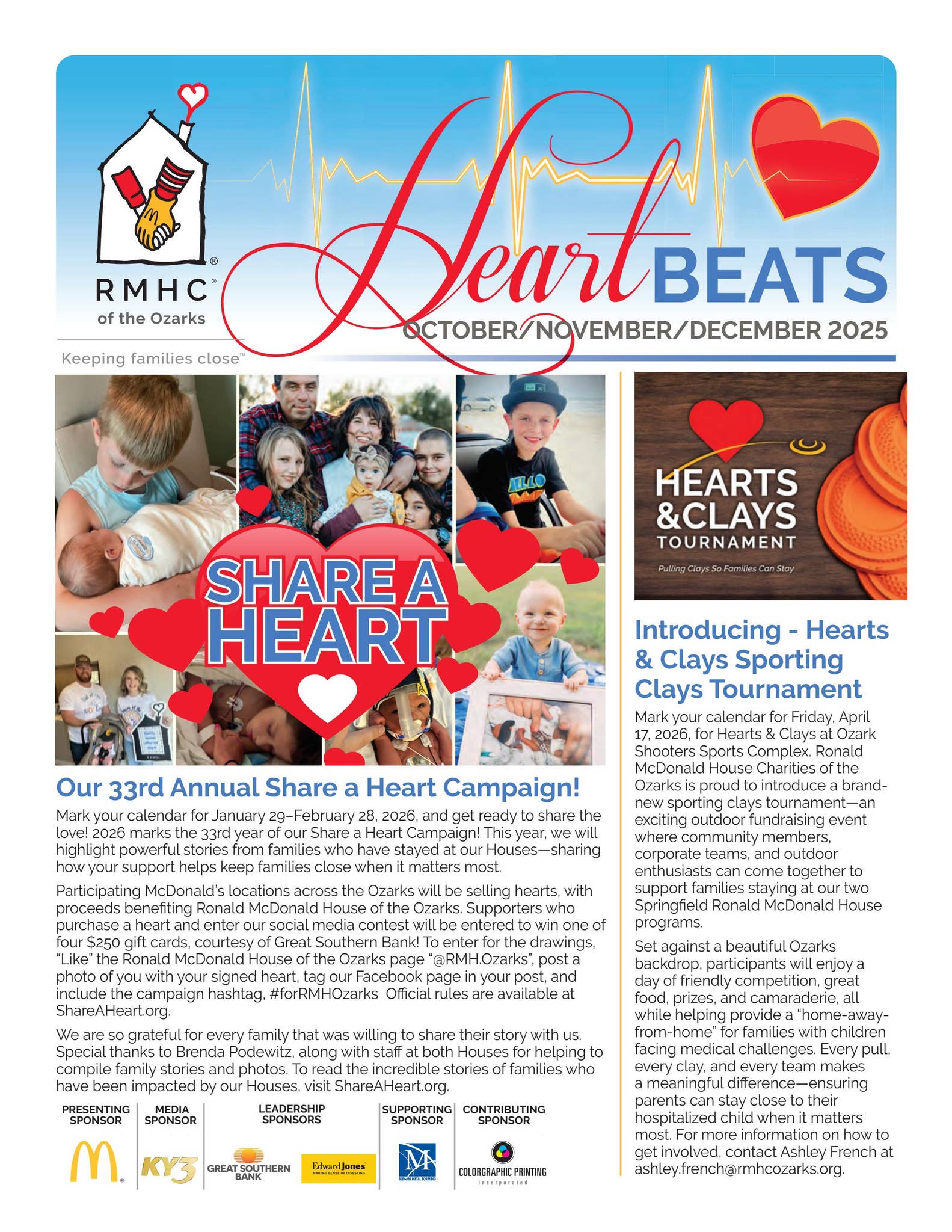Rmhc Statistics RMHC Heartbeats 2025 Fourth Quarter by RMHC of the Ozarks, Inc. - Issuu