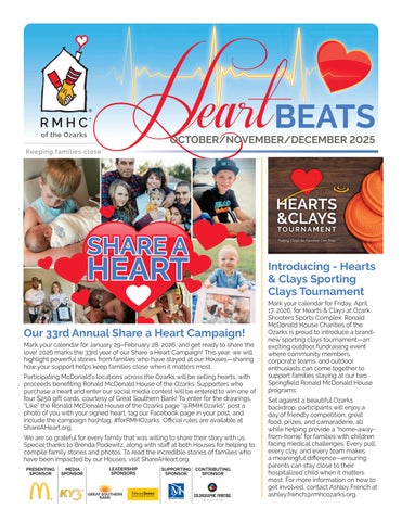 RMHC Heartbeats 2025 Fourth Quarter