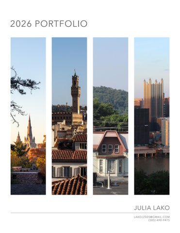 Julia Lako Architectural Portfolio 2026