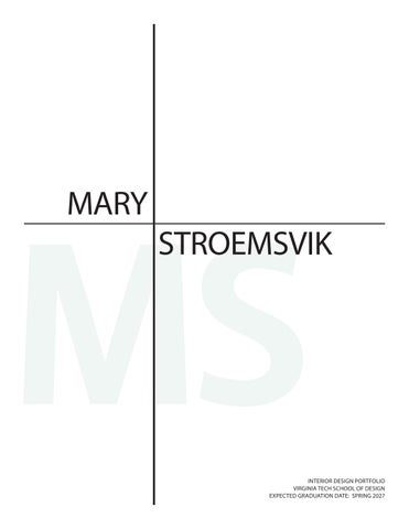 Mary Stroemsvik Portfolio