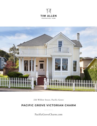Pacific Grove Victorian Charm - 226 Willow St