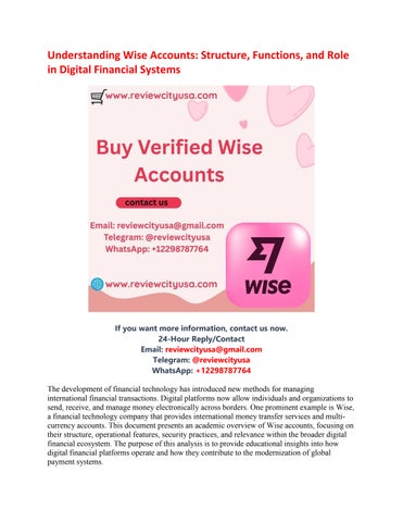 Trusted Sources to Buy Verified Wise Accounts: Top 11 Options