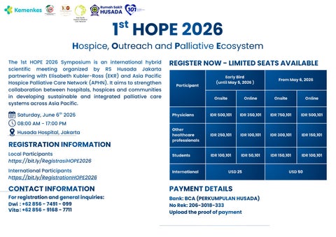 Hospice, Outreach and Palliative Ecosystem 1