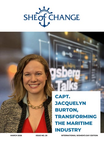 She of Change - Issue 20 - Jaquelyn Burton - Maritime SheEO