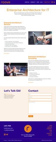 Enterprise architecture consulting firms
