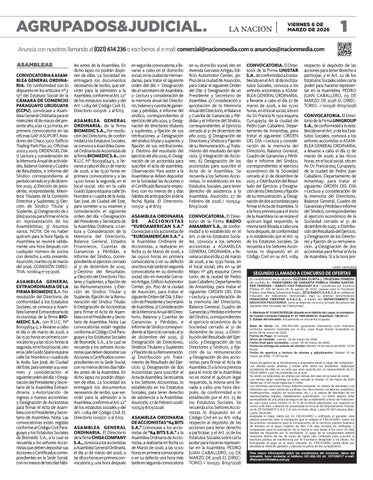 SUPLEMENTO - AGRUPADOS - EDICIÓN 11.181