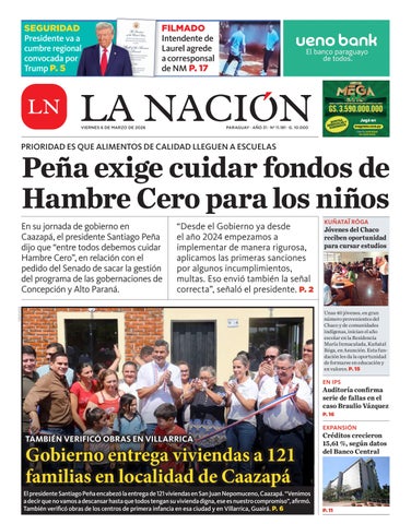 DIARIO LA NACIÓN - EDICIÓN 11.181