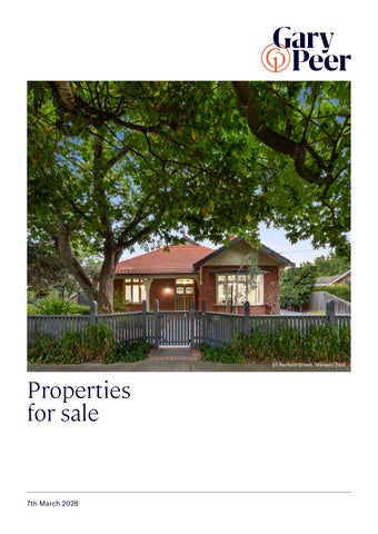 Gary Peer properties for sale | Saturday 7th March 2026