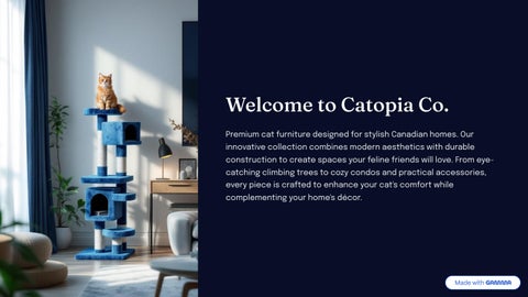 Flower cat tree and cat stoller Canada