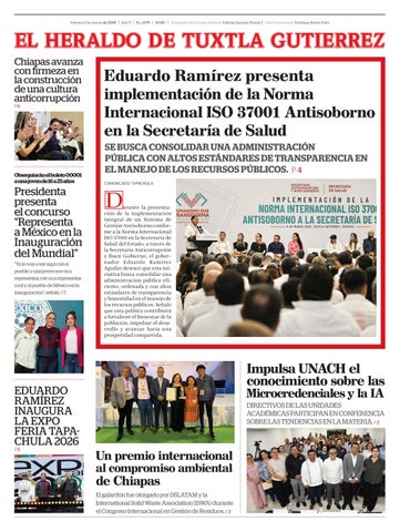 El Heraldo de Tuxtla Gutierrez 6 marzo 2026