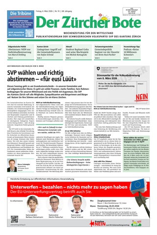 Zürcher Bote Nr. 10 - 2026