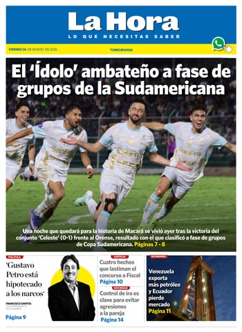 Tungurahua 06 de marzo de 2026