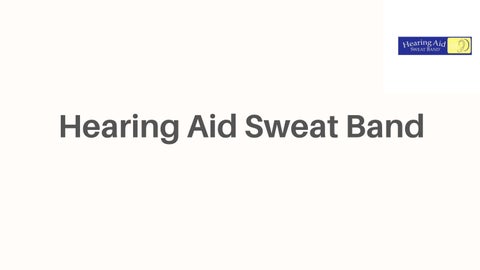 Sweat Proof Hearing Aid Bands