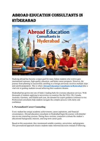 Abroad Education Consultants in Hyderabad