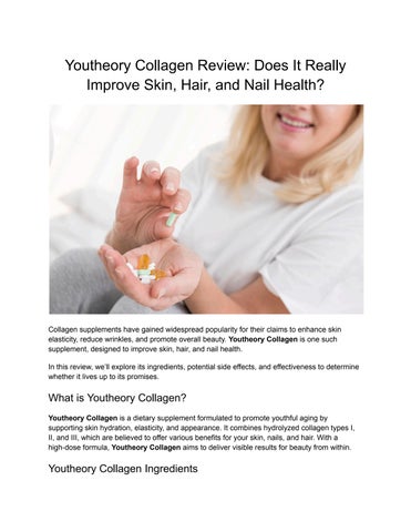 Youtheory Collagen Review_ Does It Really Improve Skin, Hair, and Nail Health_