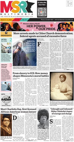 Vol 92 / Edition 31 - Minnesota Spokesman-Recorder