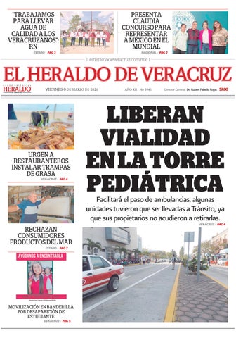 El Heraldo de Veracruz 6 de Marzo de 2026