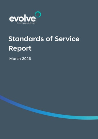 Evolve Standards of Service Report 2026