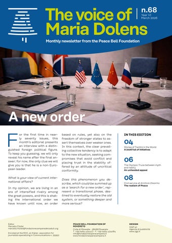 The Voice of Maria Dolens - n.68 March 2026