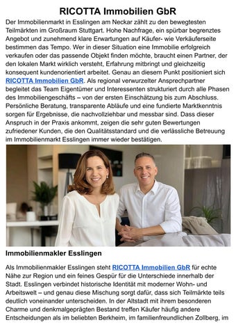 RICOTTA Immobilien GbR