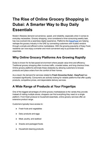 The Rise of Online Grocery Shopping in Dubai_ A Smarter Way to Buy Daily Essentials