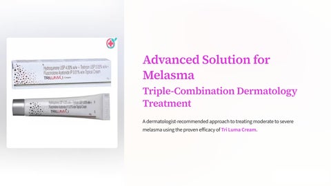 Tri Luma Cream for Melasma | Hydroquinone Tretinoin and Fluocinolone Acetonide Treatment